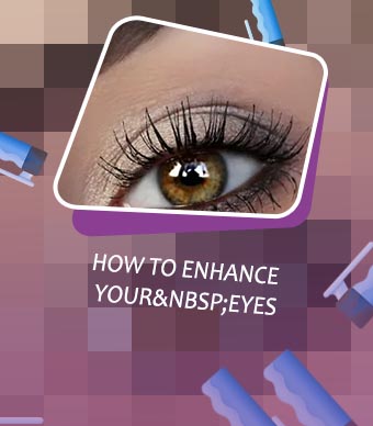 Burgundy mascara hazel eyes