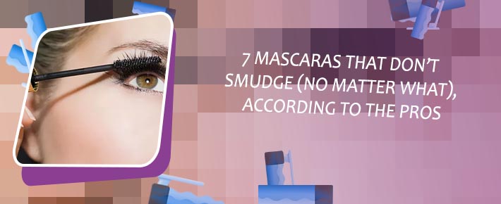 Mascara under eyes