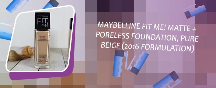 Maybelline fit me foundation pure beige