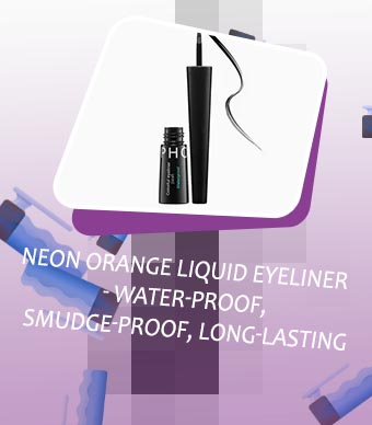 Orange liquid eyeliner