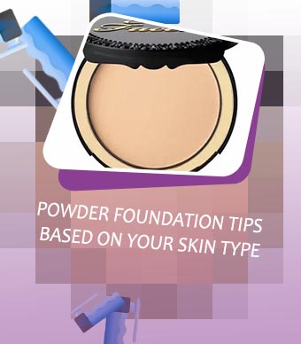 Powder foundation for dry skin