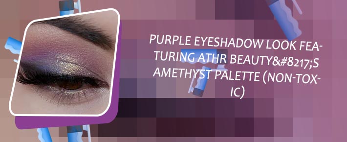 Purple eyeshadow look