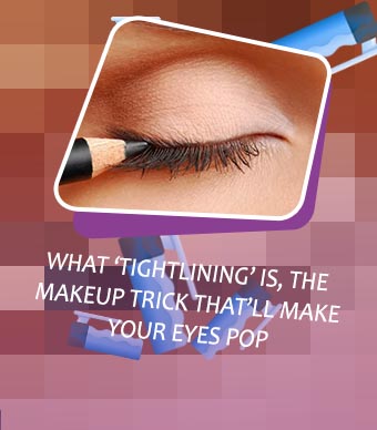 Tightline eye makeup